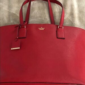 Kate Spade Vibrant Red Tote Bag